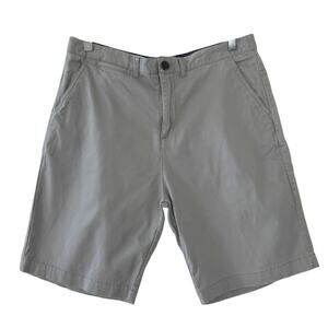 Men's Gray Chino Shorts by Jachs New York Summer Travel Casual Sz. 34